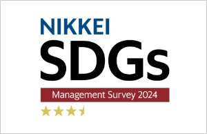 NIKKEI Sustainable Management Survey SDGs Edition : Rated 3.5 stars